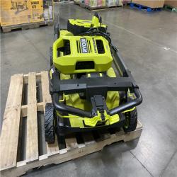 Dallas Location - As-Is RYOBI 80V HP Brushless Battery Cordless Electric 30 in. Multi-Blade Lawn Mower with Battery and Charger