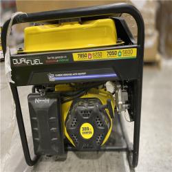 AS-IS - Champion Power Equipment 7850/6250-Watt Gasoline and Propane Powered Dual Fuel Portable Generator with CO Shield