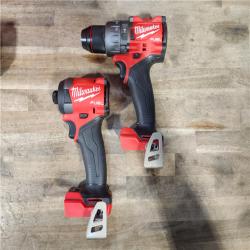 HOUSTON LOCATION - AS-IS MILWAUKEE FUEL 18V Lithium-Ion Brushless Cordless Hammer Drill and Impact Driver Combo Kit