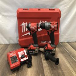 AS-IS Milwaukee FUEL 18V Lithium-Ion Brushless Cordless Hammer Drill and Impact Driver Combo Kit