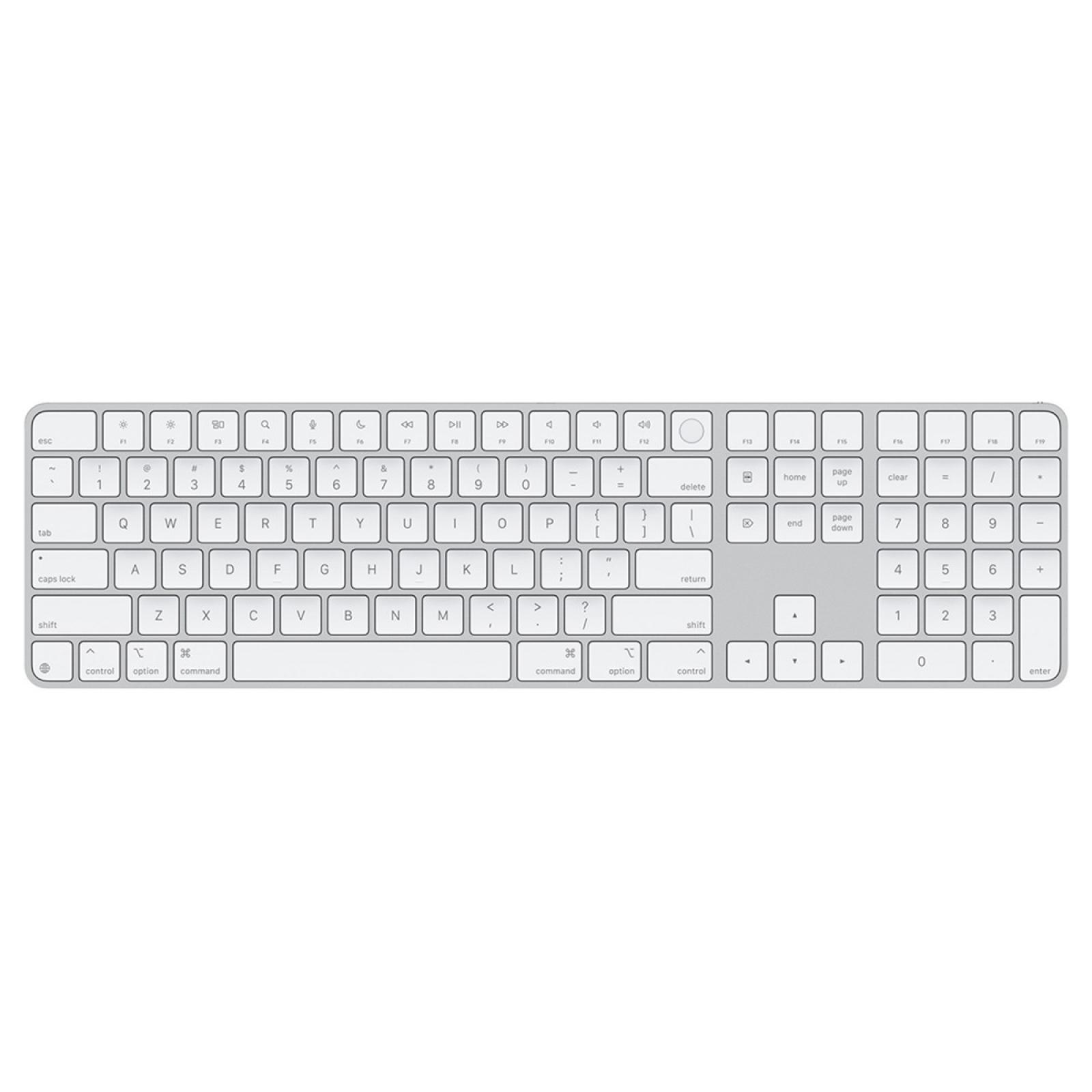 NEW! Apple Magic Wireless Keyboard with Touch ID, White (MXK73LL/a)