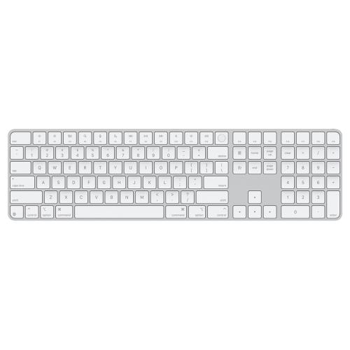 NEW! Apple Magic Wireless Keyboard with Touch ID, White (MXK73LL/a)