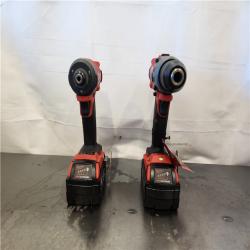 AS-IS- Milwaukee FUEL 18V Lithium-Ion Brushless Cordless Hammer Drill and Impact Driver Combo Kit