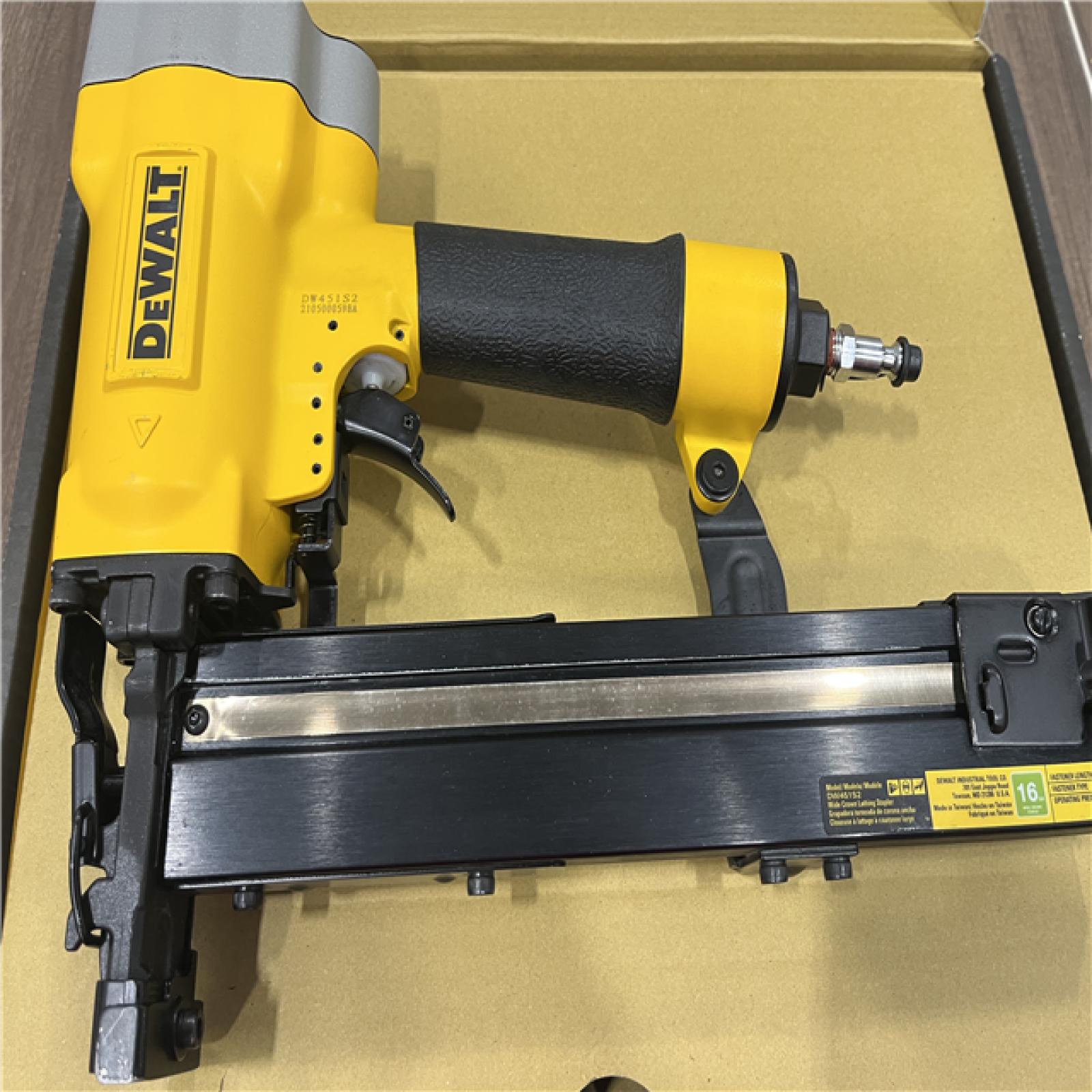 AS-IS DeWalt 16 Gauge 1 Crown 2 Lathing Stapler