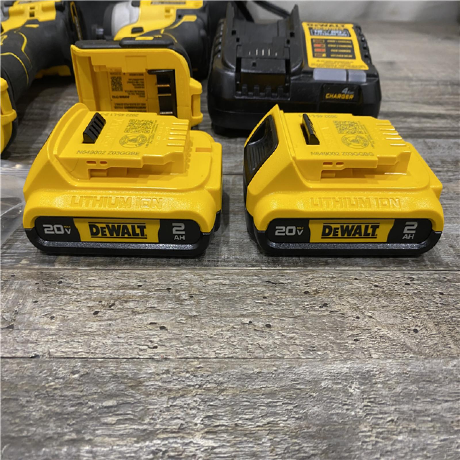 AS-IS DEWALT ATOMIC 20-Volt MAX Lithium-Ion Cordless (2-Tool) Combo Kit