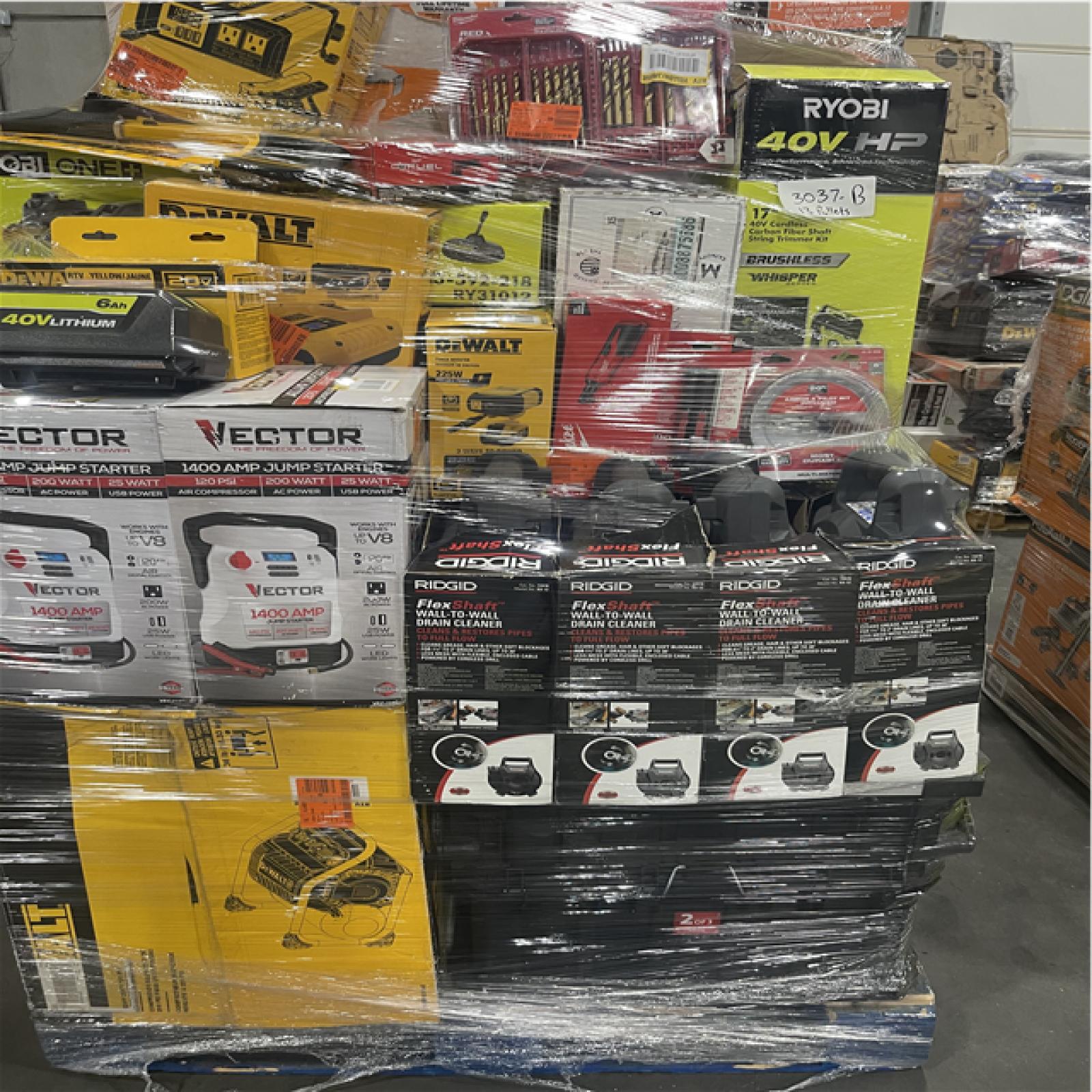 Atlanta Location As-Is Tools & More Partial Truckload (12 pallets) 3037-B