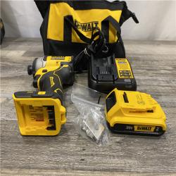 AS-IS DEWALT Atomic 20V Max Lithium-Ion Brushless Cordless Compact 1/4 in. Impact Driver Kit