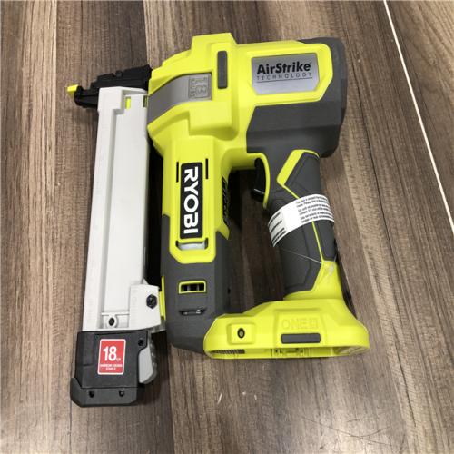 AS-IS RYOBI ONE+ 18V 18-Gauge Cordless AirStrike Narrow Crown Stapler (Tool Only)