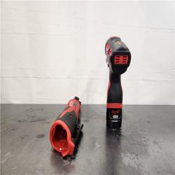 AS-IS- Milwaukee M12 Brushed Cordless 3/8 in. Ratchet and Screwdriver (2-Tool) Combo Kit