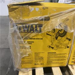 Dallas Location - As-Is DEWALT 15 Amp Corded 12 in. Double Bevel Sliding Compound Miter Saw