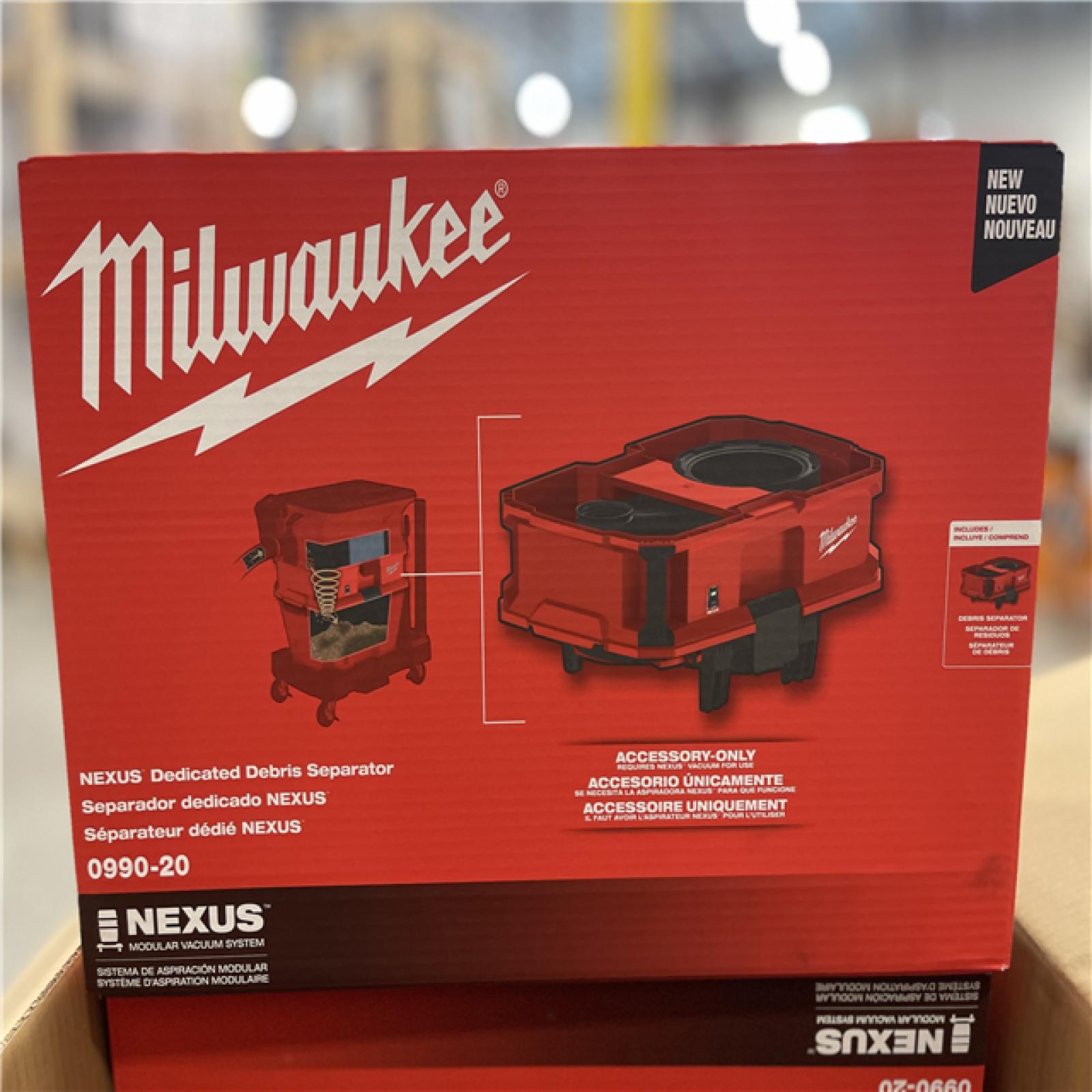 NEW! - Milwaukee NEXUS Dedicated Debris Separator -(2 UNITS)
