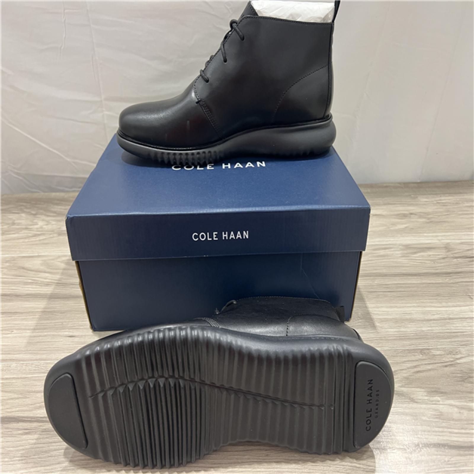 Cole Haan Mens Zerogrand Chukka Boots - Black Leather - SZ 12