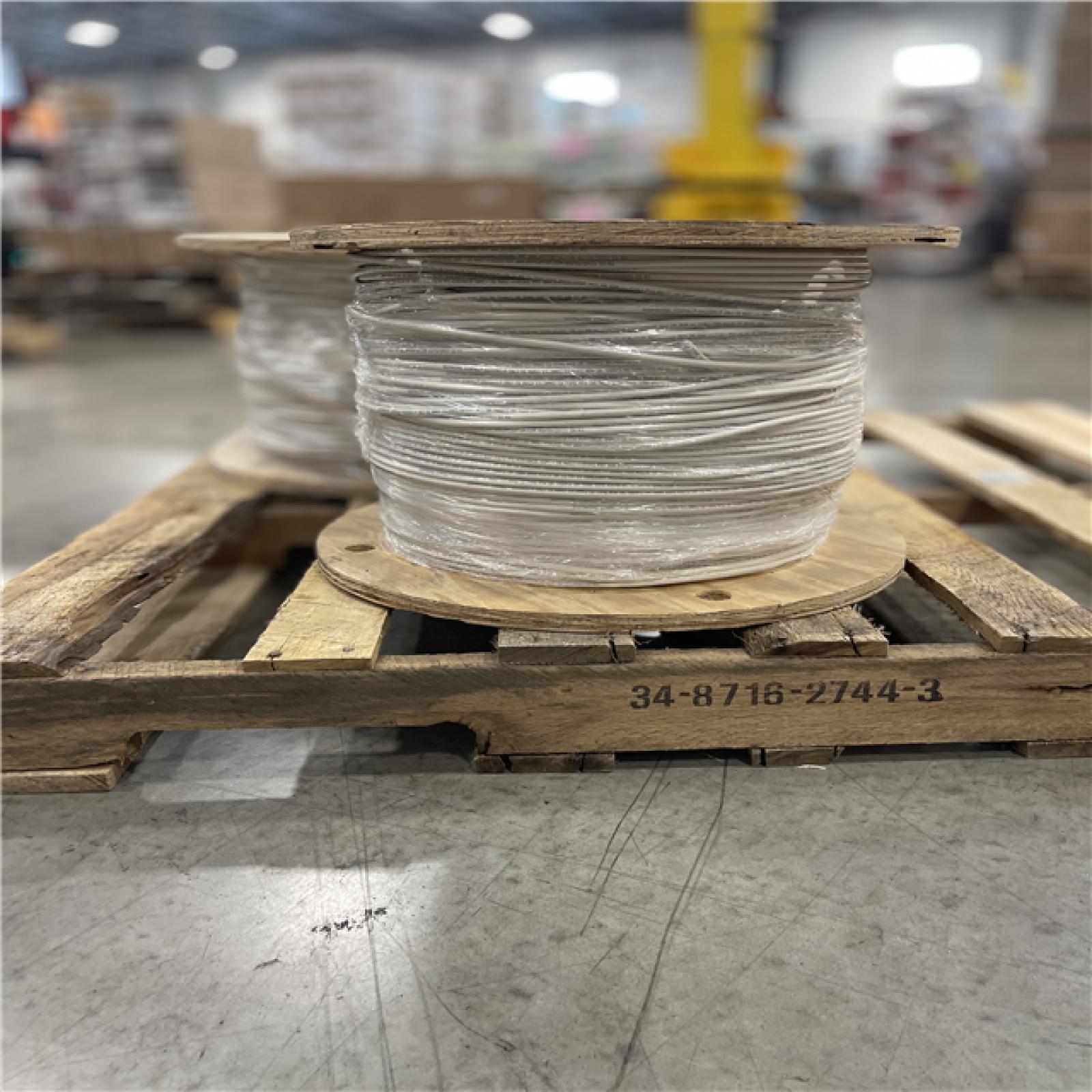 DALLAS LOCATION -  Southwire 2,500 ft. 4 White Stranded CU SIMpull THHN Wire PALLET-(2 SPOOLS)(SEE NOTES)