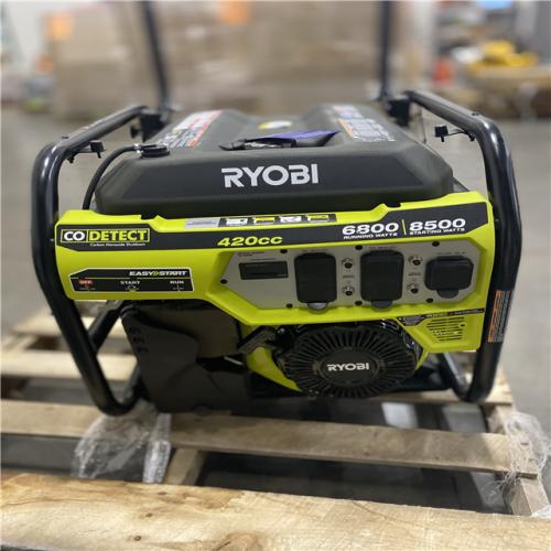 Dallas Location - As-Is RYOBI 6800-Watt Portable Generator