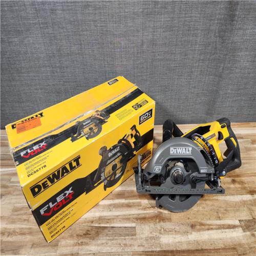 HOUSTON LOCATION - AS-IS (APPEARS LIKE NEW) DEWALT FLEXVOLT 60V MAX Cordless Brushless 7-1/4 in. Wormdrive Style Circular Saw (Tool Only)