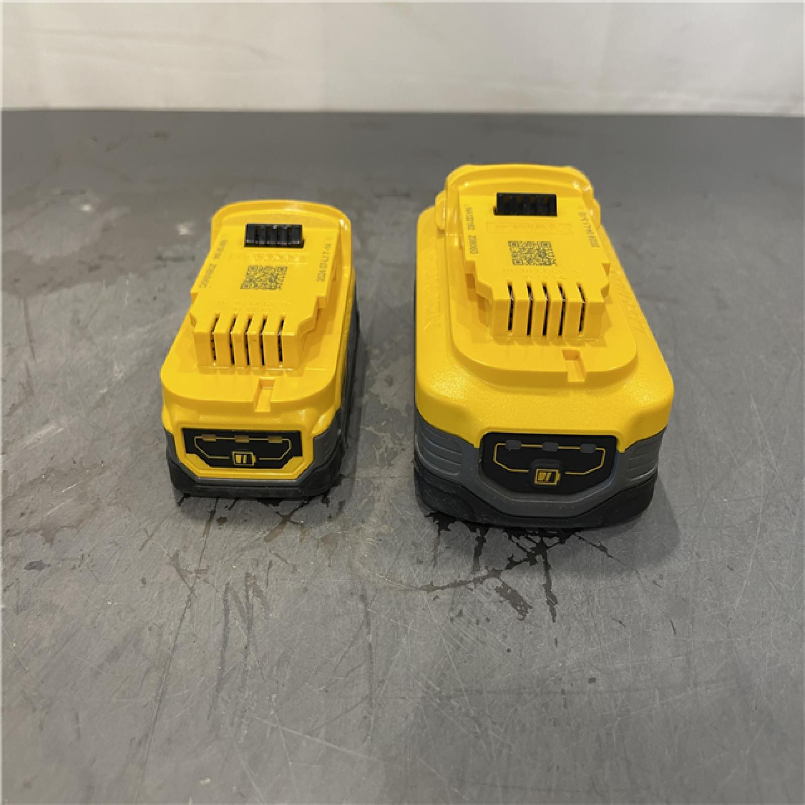 AS-IS - DeWalt Powerstack 20-Volt Lithium-Ion 5.0 Ah and 1.7 Ah Batteries and Charger