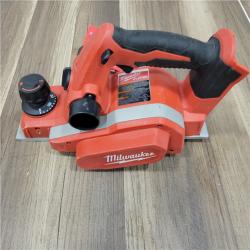 AS-IS Milwaukee M18 18-Volt Lithium-Ion Cordless 3-1/4 in. Planer (Tool-Only)