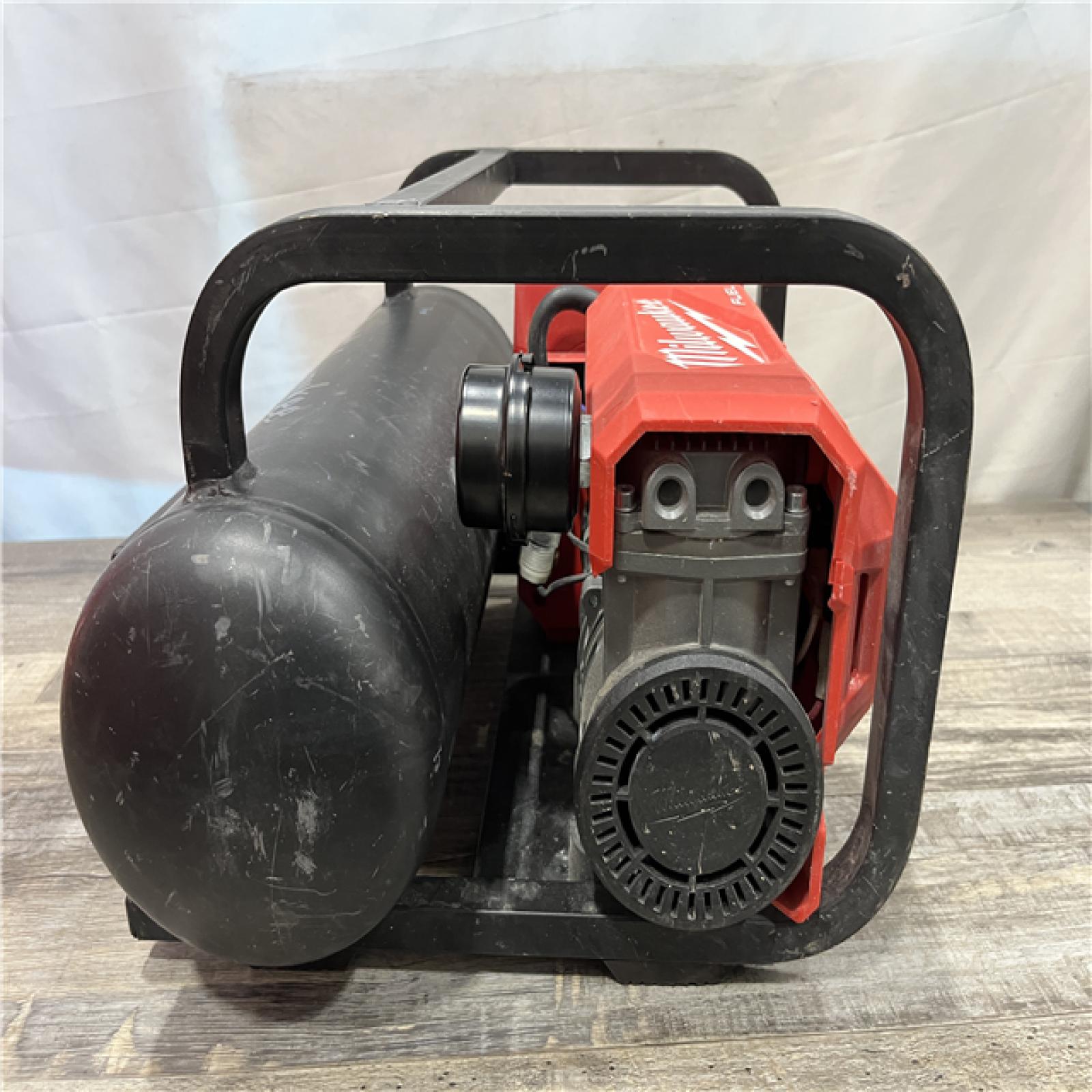 AS-IS Milwaukee FUEL 18-Volt Lithium-Ion Brushless Cordless 2 Gal. Electric Compact Quiet Compressor (Tool-Only)