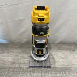 AS-IS DEWALT 20V MAX XR Cordless Brushless Fixed Base Compact Router (Tool Only)