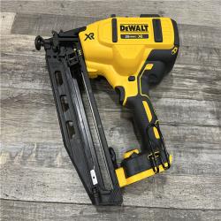 AS-IS DEWALT 20V MAX XR 16-Gauge Electric Cordless Angled Finishing Nailer Kit