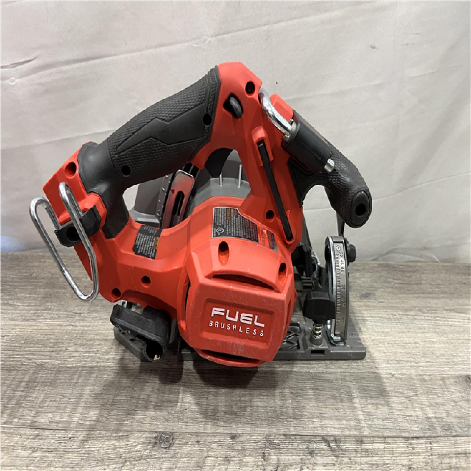 AS-IS Milwaukee FUEL 18V Lithium-Ion Brushless Cordless 6-1/2 in. Circular Saw (Tool-Only)