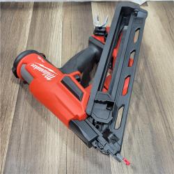 AS-IS Milwaukee  M18 FUEL 15 Ga. 18 Volt Brushless Angled Finish Nailer (TOOL ONLY)