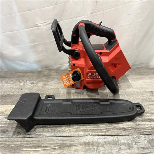 AS-IS Milwaukee FUEL 14 in. 18V Lithium-Ion Brushless Cordless Battery Top Handle Chainsaw (Tool Only)