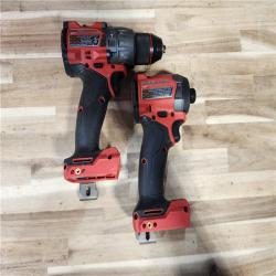 HOUSTON LOCATION - AS-IS Milwaukee  FUEL 18V Lithium-Ion Brushless Cordless Hammer Drill and Impact Driver Combo Kit