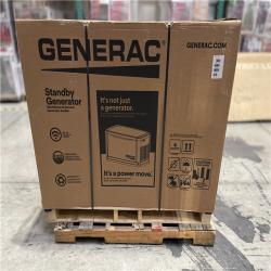 DALLAS LOCATION - Generac 14 000 Watt - Dual Fuel Air- Cooled Whole House Home Standby Generator w/ 200-AMP Transfer Switch