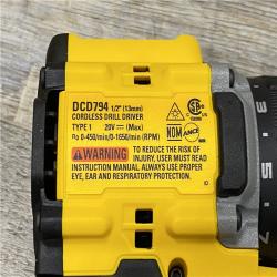 AS-IS DEWALT Atomic 20V Lithium-Ion Cordless Compact 1/2 in. Drill/Driver Kit