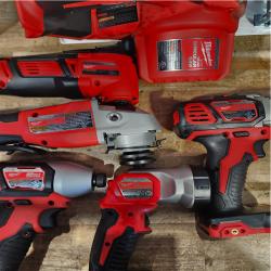 Houston Location AS-IS M18 18-Volt Lithium-Ion Cordless Combo Kit (6-Tool) with 2-Batteries  Charger and Tool Bag