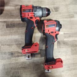 HOUSTON LOCATION - AS-IS MILWAUKEE FUEL 18V Lithium-Ion Brushless Cordless Hammer Drill and Impact Driver Combo Kit (2-Tool) with 2 Batteries