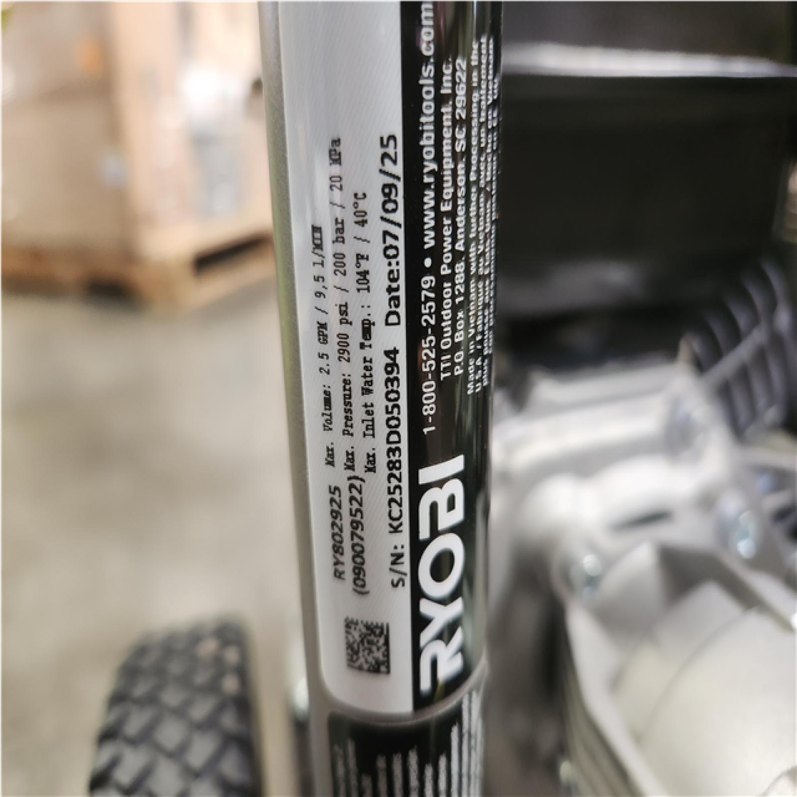 Phoenix NEW RYOBI 2900 PSI 2.5 GPM Cold Water Gas Pressure Washer with 212cc Engine