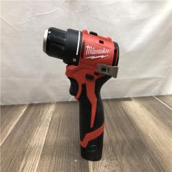 AS-IS Milwaukee 12-Volt Lithium-Ion Brushless Cordless Subcompact Drill &Impact Driver Combo Kit