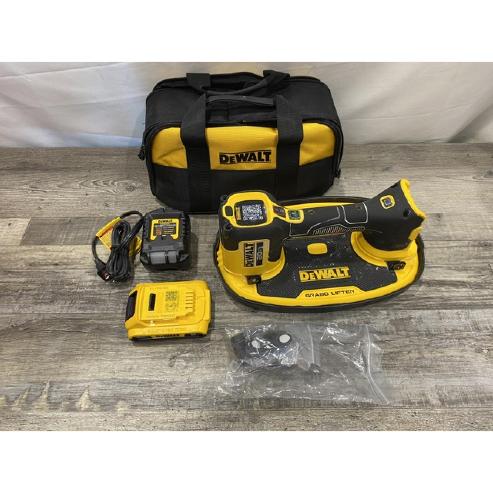 AS-IS DEWALT 20-Volt Max Lithium-Ion Cordless GRABO Lifter Kit