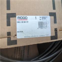 California AS-IS Ridgid  4- Cable C32 3/8* 75'