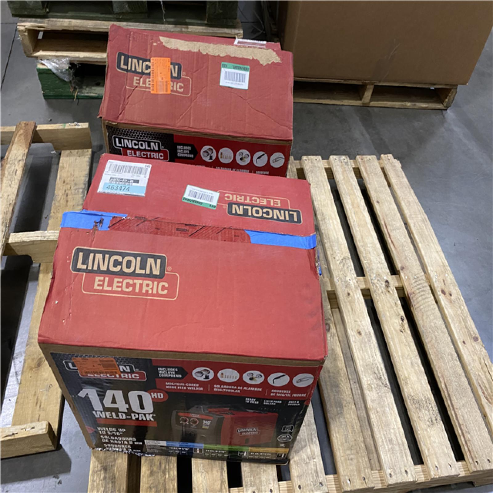 Dallas Location - As-Is Weld-Pak 140 Amp MIG and Flux-Core Wire Feed Welder (Lot Of 2)