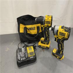 AS- IS -  DeWalt ATOMIC 20V MAX Lithium-Ion Cordless Combo Kit (2-Tool) Kit