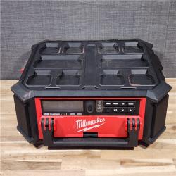 HOUSTON LOCATION - AS-IS Milwaukee Lithium-Ion Cordless PACKOUT Radio/Speaker (TOOL ONLY)