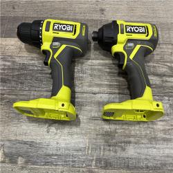 AS-IS RYOBI ONE+ 18V Cordless 2-Tool Combo Kit