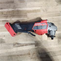 HOUSTON LOCATION - AS-IS Milwaukee M18 FUEL 4-1/2-6 Braking Grinder, Paddle Switch (TOOL ONLY)