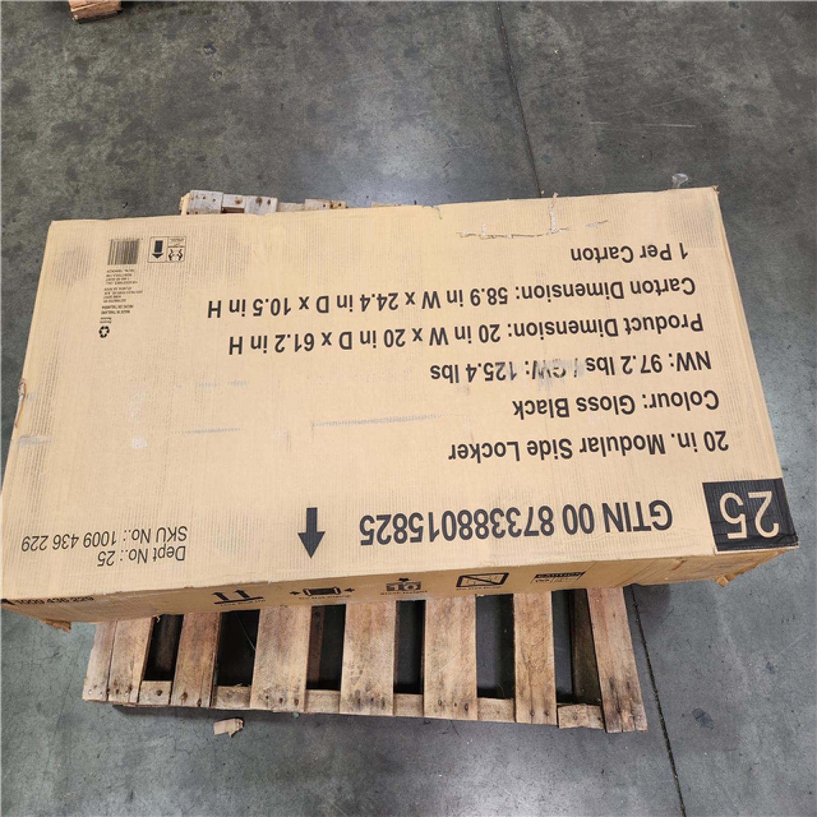 California AS-IS Husky 20 In. Modular Side Locker