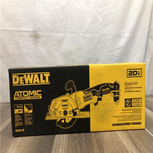 NEW- DEWALT ATOMIC 20V MAX Cordless Brushless 4-1/2 in. Circular Saw (Tool Only)