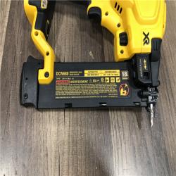 AS-IS DEWALT 20V MAX XR Lithium-Ion Electric Cordless 18-Gauge Brad Nailer (Tool Only)