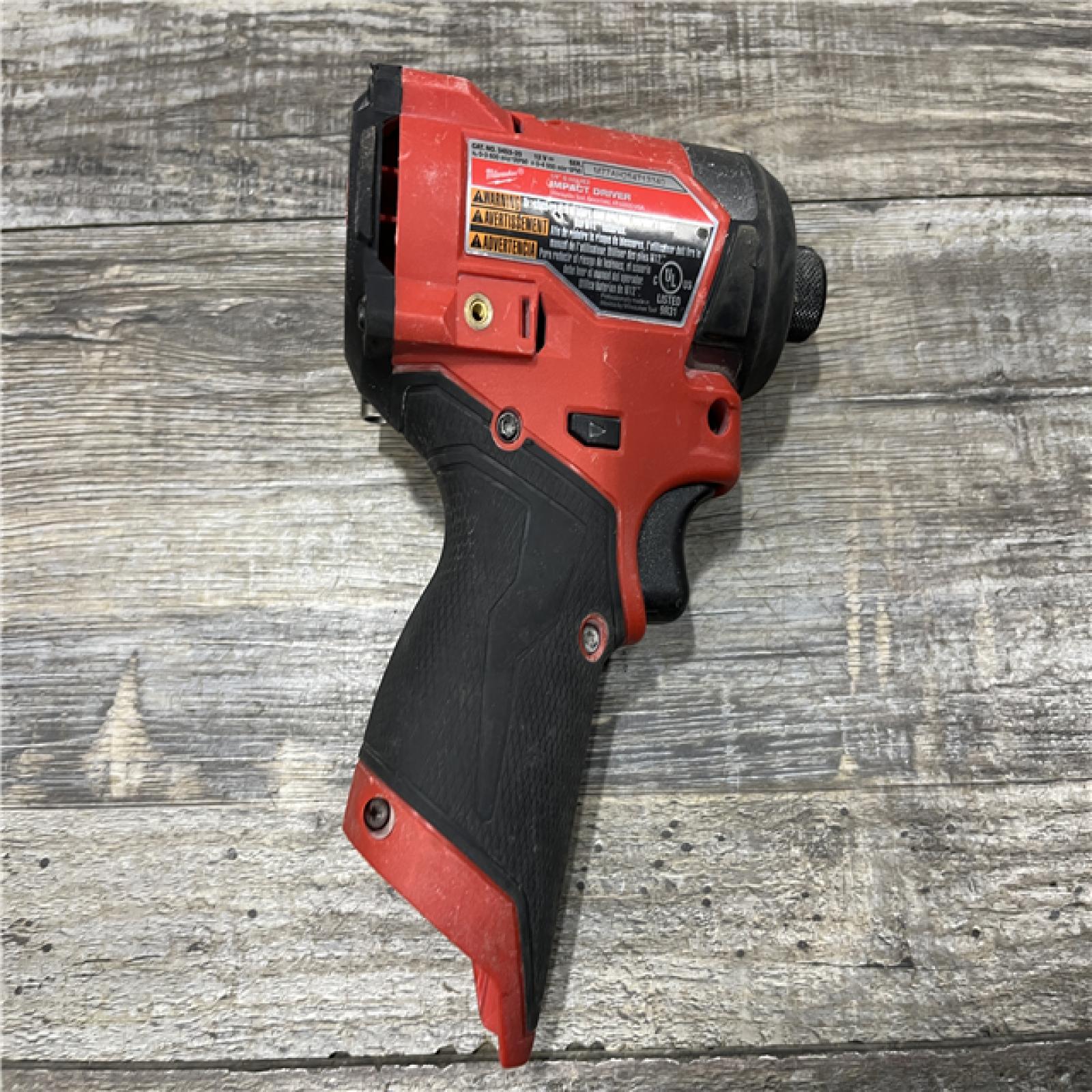 AS-IS Milwaukee FUEL 12V Lithium-Ion Brushless Cordless 1/4 in. Hex Impact Driver (Tool-Only)