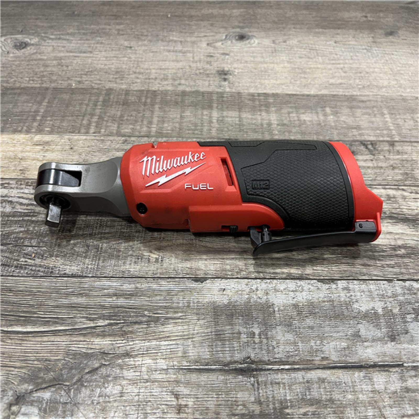AS-IS Milwaukee FUEL 12-Volt Lithium-Ion Brushless Cordless High Speed 3/8 in. Ratchet (Tool-Only)