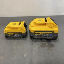 AS-IS - Dewalt 20V MAX POWERSTACK Lithium-Ion Batteries and Charger Starter Kit