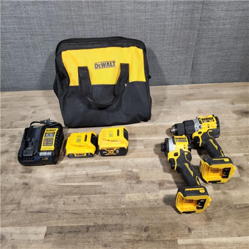 HOUSTON LOCATION - AS-IS DEWALT 2 TOOL COMBO KIT W/ (2) BATTERY & CHARGER