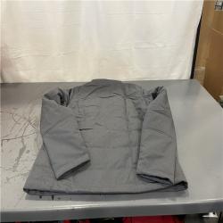 AS-IS- Women's Large M12 12-Volt Lithium-Ion Cordless Gray Heated Jacket Hoodie Kit