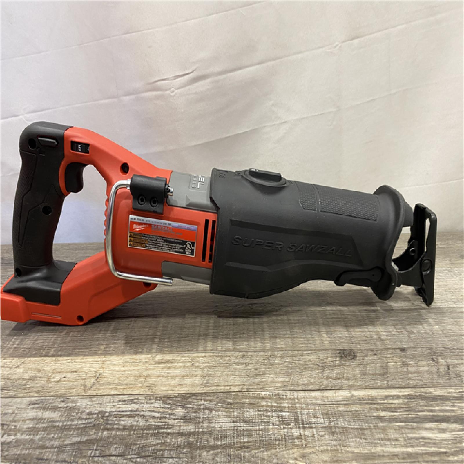 AS-IS Milwaukee FUEL 18V Lithium-Ion Brushless Cordless Super SAWZALL Orbital Reciprocating Saw (Tool-Only)